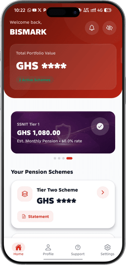 Standard Pensions mobile app